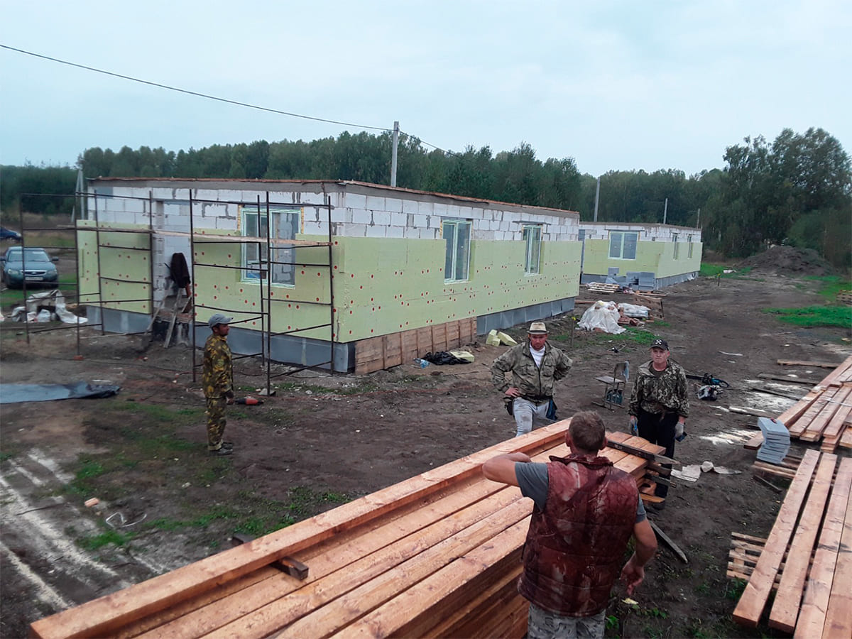 Строительство домов блокированной застройки, для лиц оставшихся без попечения родителей muromcevo. dom detej sirot 02